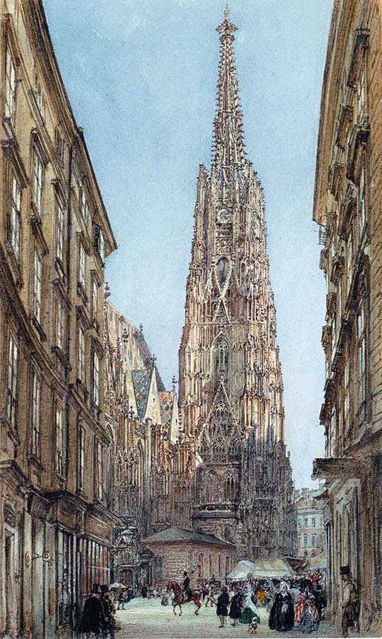 The Step Hand Cathedral in Vienna